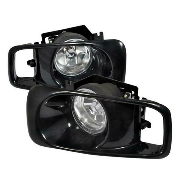 Overtime OEM Fog Lights for 99 to 00 Honda Civic, Clear - 10 x 12 x 18 in. OV126156